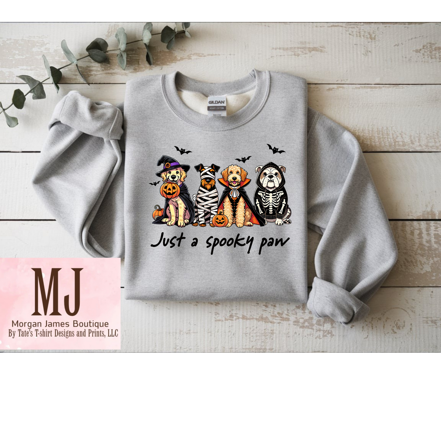 Just a Spooky Paw β Halloween Dog Sweatshirt