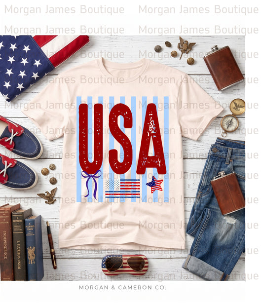 USA Patriotic Graphic Tee
