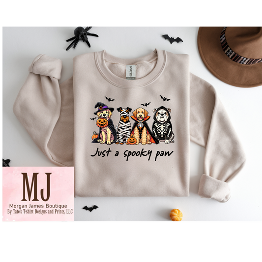 Just a Spooky Paw – Halloween Dog Sweatshirt
