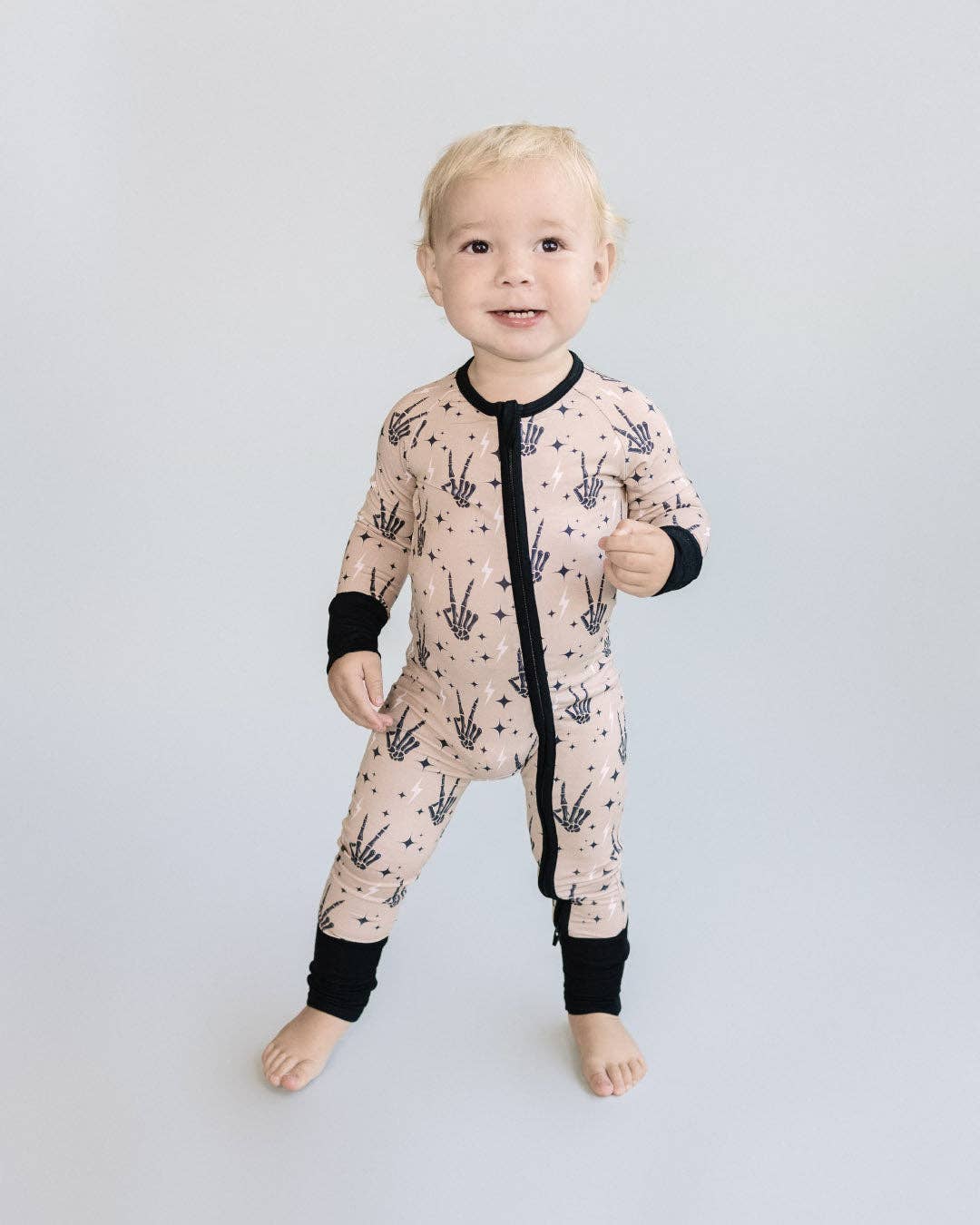 Halloween Bamboo Zip Romper | Spooky Vibes