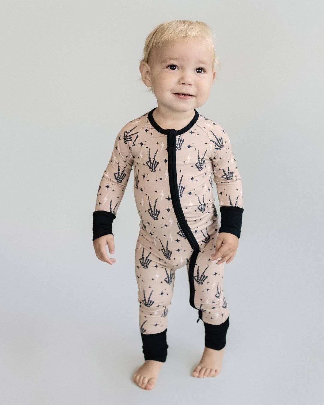 Halloween Bamboo Zip Romper | Spooky Vibes