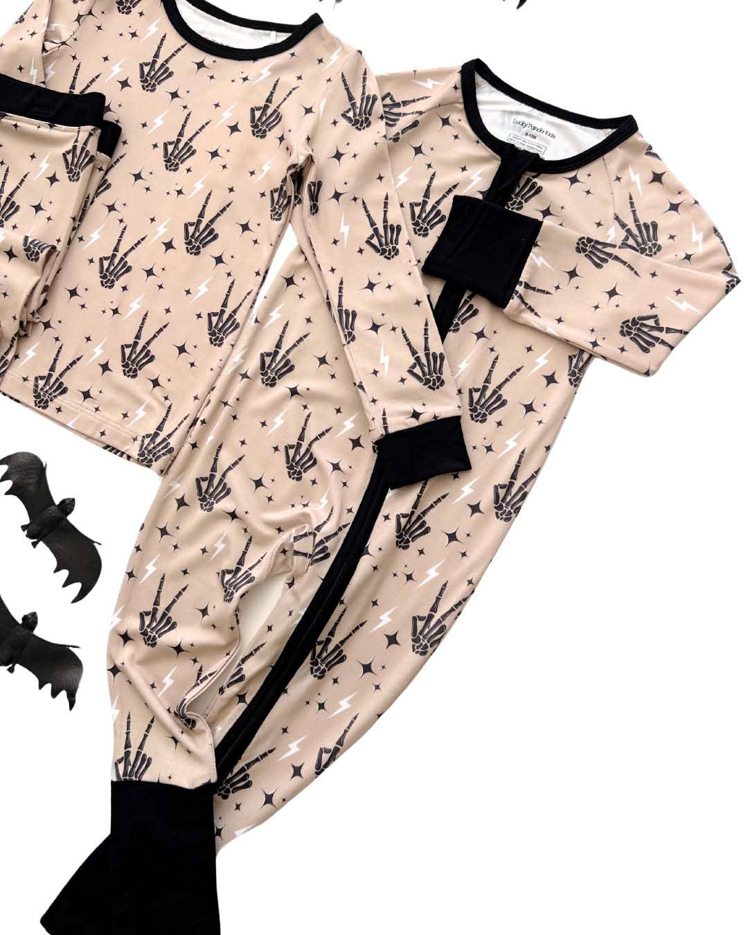 Halloween Bamboo Zip Romper | Spooky Vibes