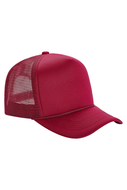 Solid Five Panel Foam Trucker Hat Blank
