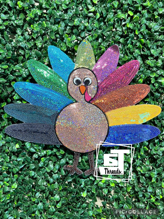 Sequin Turkey....Patches Only