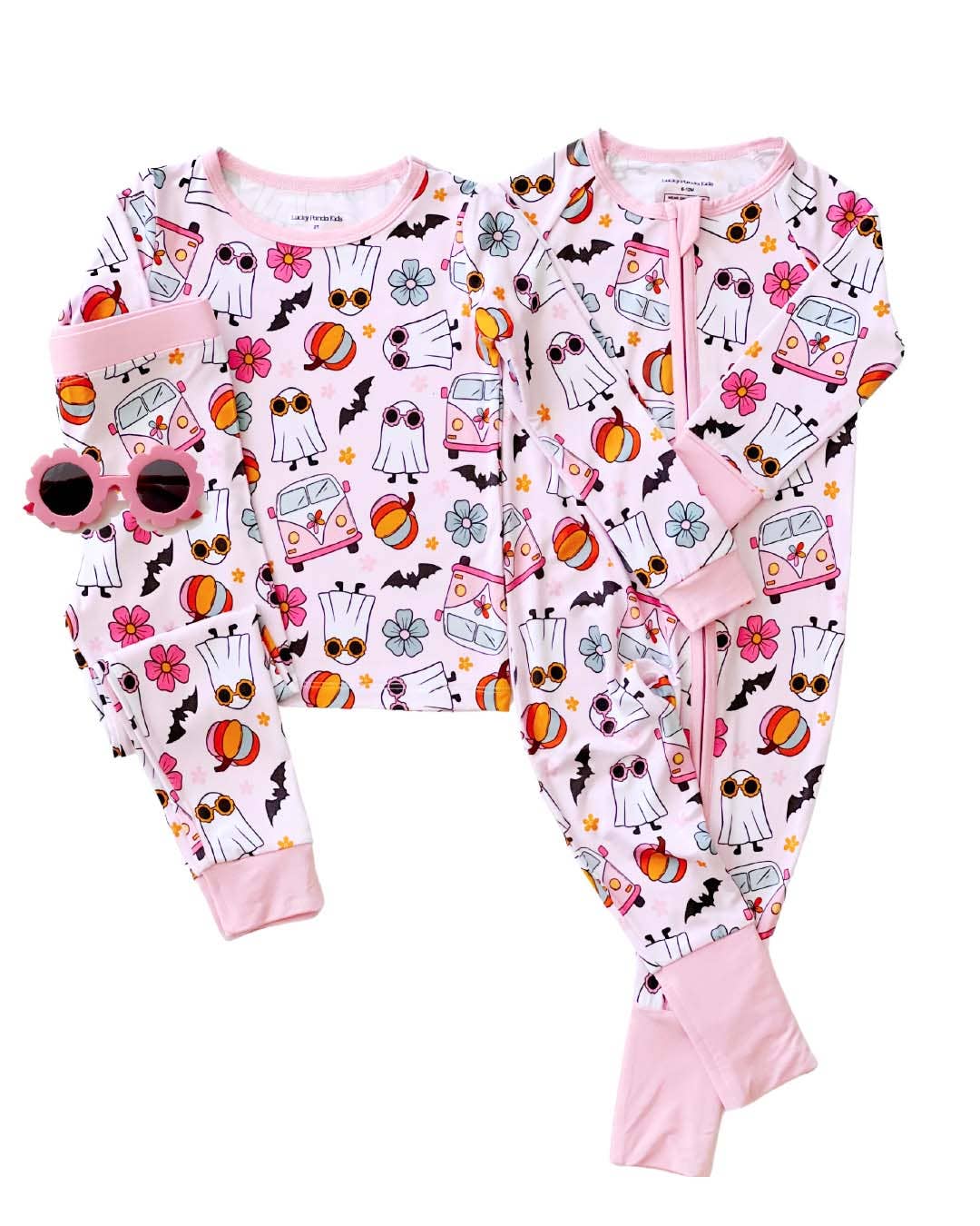 Halloween Bamboo Two Piece Set | Retro Ghost