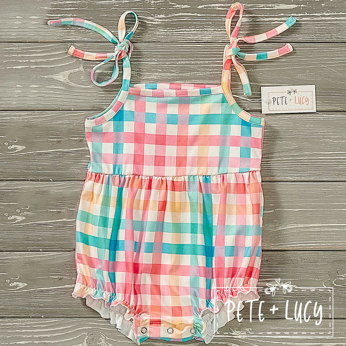 Gingham Romper