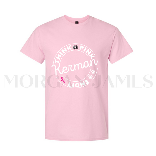 Think Pink Kerman Lions T-Shirt