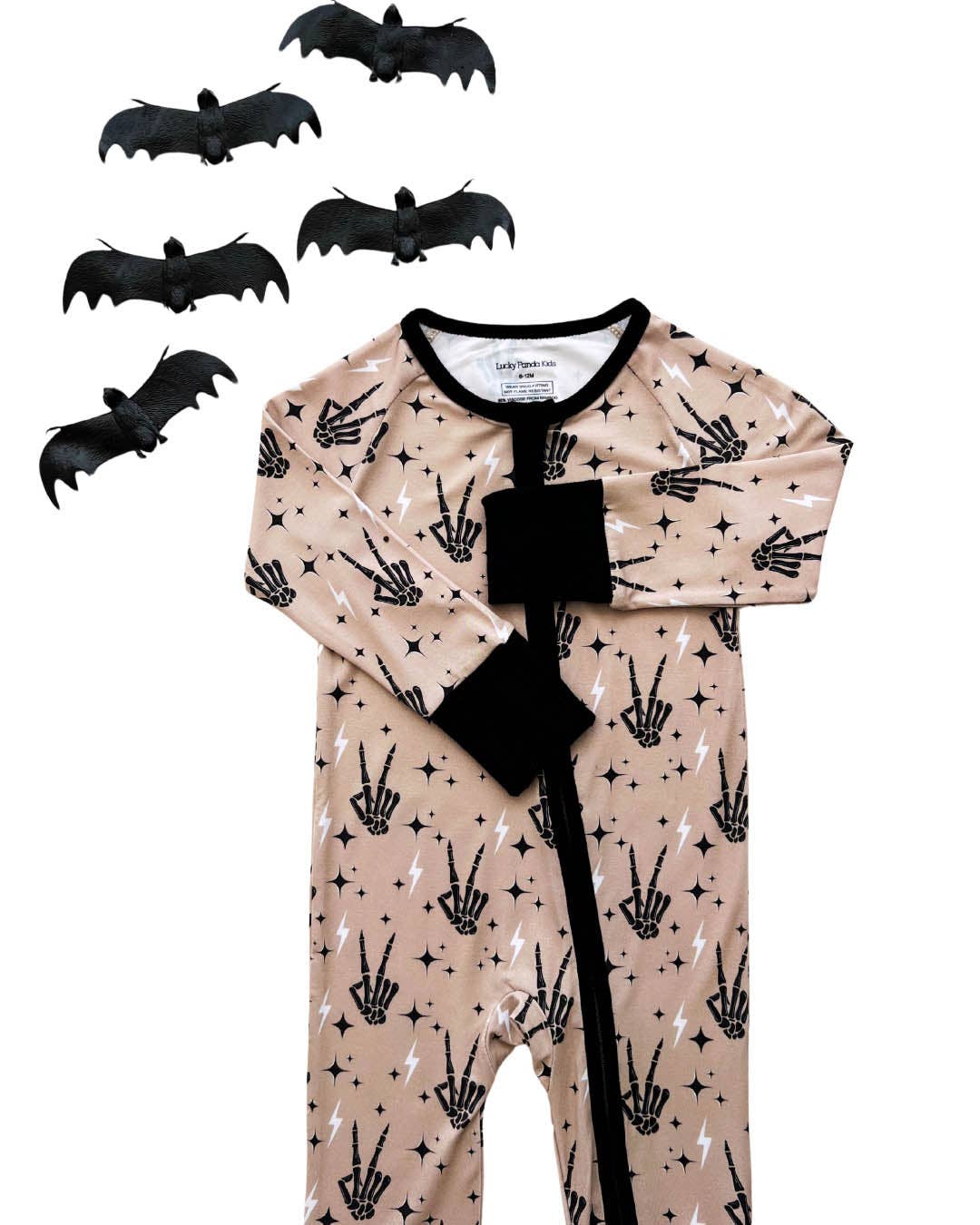 Halloween Bamboo Zip Romper | Spooky Vibes