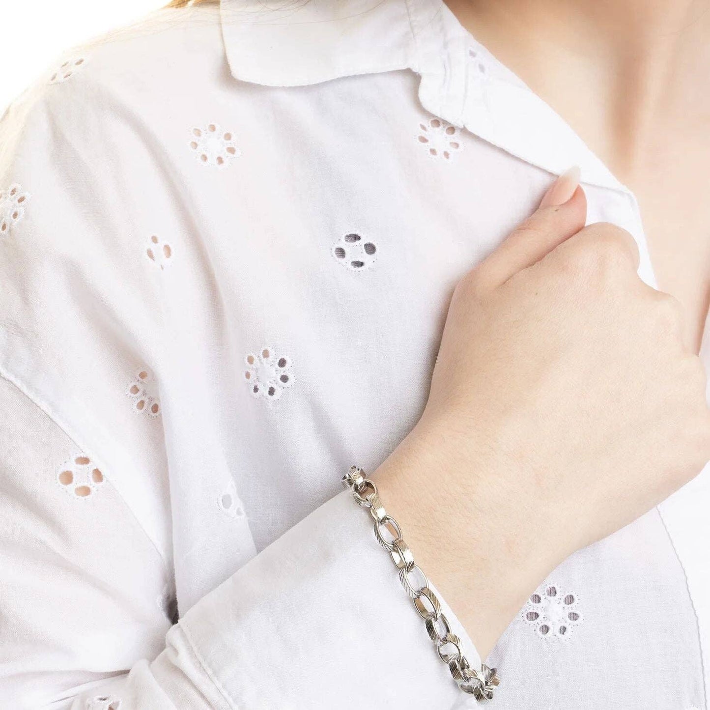 18K Gold PVD Stainless Steel Thick Oval Chain Bracelet