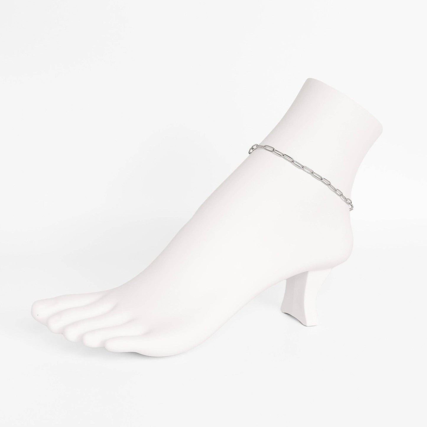Paperclip Chain Anklet